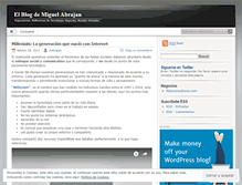 Tablet Screenshot of miguelabrajan.wordpress.com