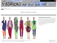 Tablet Screenshot of fashionandothergoodstuff.wordpress.com