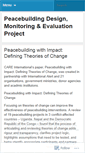 Mobile Screenshot of peacebuildingme.wordpress.com