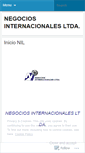 Mobile Screenshot of negociosinternacionalesltda.wordpress.com