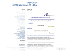 Tablet Screenshot of negociosinternacionalesltda.wordpress.com