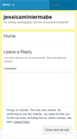 Mobile Screenshot of jessicaminiermabe.wordpress.com