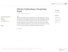 Tablet Screenshot of jarvisward.wordpress.com