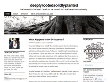 Tablet Screenshot of deeplyrootedsolidlyplanted.wordpress.com