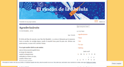 Desktop Screenshot of elrincondelalibelula.wordpress.com