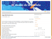 Tablet Screenshot of elrincondelalibelula.wordpress.com