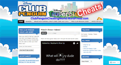 Desktop Screenshot of clubpenguincheatingworld.wordpress.com