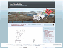 Tablet Screenshot of leanhomebuilding.wordpress.com