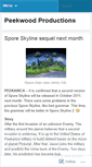 Mobile Screenshot of peekwood.wordpress.com