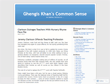 Tablet Screenshot of ghengiskhan.wordpress.com