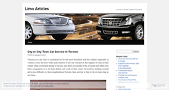 Desktop Screenshot of limoarticles.wordpress.com