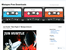 Tablet Screenshot of mixtapesfreedownloads.wordpress.com