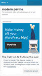 Mobile Screenshot of moderndevine.wordpress.com