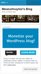 Mobile Screenshot of mewsofmayfair.wordpress.com