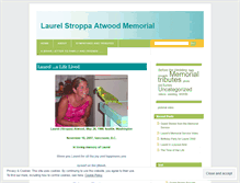 Tablet Screenshot of laurelstroppaatwoodmemorial.wordpress.com