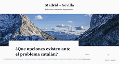 Desktop Screenshot of madridsevilla.wordpress.com