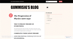 Desktop Screenshot of gummisig.wordpress.com