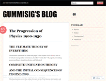 Tablet Screenshot of gummisig.wordpress.com