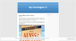 Desktop Screenshot of myhuntingtonli.wordpress.com