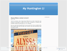 Tablet Screenshot of myhuntingtonli.wordpress.com