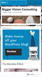 Mobile Screenshot of biggervisionconsulting.wordpress.com