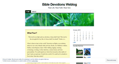 Desktop Screenshot of bibledevo.wordpress.com