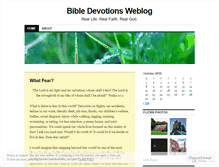 Tablet Screenshot of bibledevo.wordpress.com