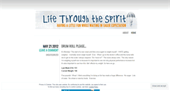 Desktop Screenshot of lifethroughthespirit.wordpress.com