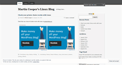 Desktop Screenshot of martincooper9.wordpress.com
