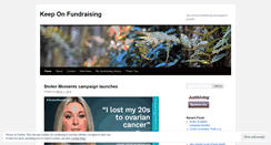Desktop Screenshot of keeponfundraising.wordpress.com