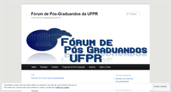 Desktop Screenshot of fpgufpr.wordpress.com