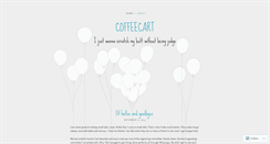 Desktop Screenshot of coffeecart.wordpress.com