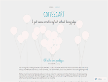 Tablet Screenshot of coffeecart.wordpress.com