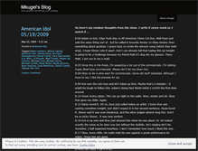 Tablet Screenshot of mkugel.wordpress.com