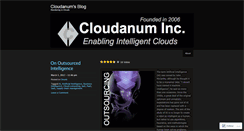 Desktop Screenshot of cloudanum.wordpress.com