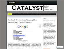 Tablet Screenshot of catalystsmc.wordpress.com