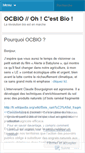 Mobile Screenshot of ocbio.wordpress.com