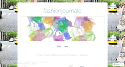 Desktop Screenshot of fashionjournale.wordpress.com