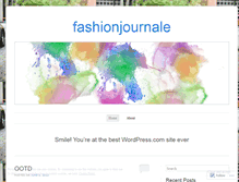 Tablet Screenshot of fashionjournale.wordpress.com