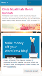 Mobile Screenshot of muslimahsalaf.wordpress.com