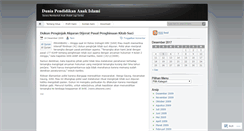 Desktop Screenshot of anakislami.wordpress.com