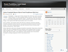 Tablet Screenshot of anakislami.wordpress.com
