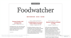 Desktop Screenshot of foodwatcher.wordpress.com