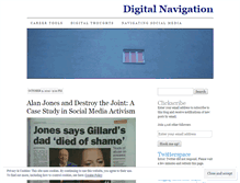 Tablet Screenshot of digitalnavigation.wordpress.com