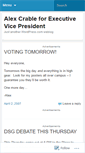 Mobile Screenshot of alexforevp.wordpress.com