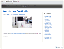Tablet Screenshot of amyskelton.wordpress.com