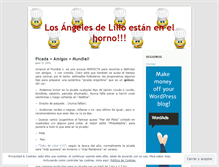 Tablet Screenshot of losangelesdelilloestanenelhorno.wordpress.com