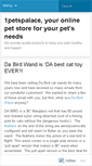 Mobile Screenshot of 1petspalace.wordpress.com