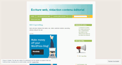 Desktop Screenshot of ecritureweb.wordpress.com