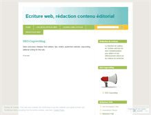 Tablet Screenshot of ecritureweb.wordpress.com